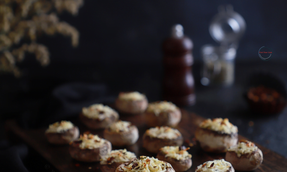 Paneer Stuffed Mushroom 3