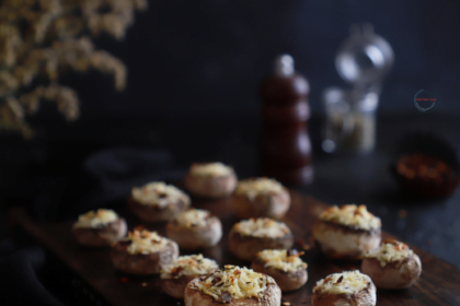 Paneer Stuffed Mushroom 3