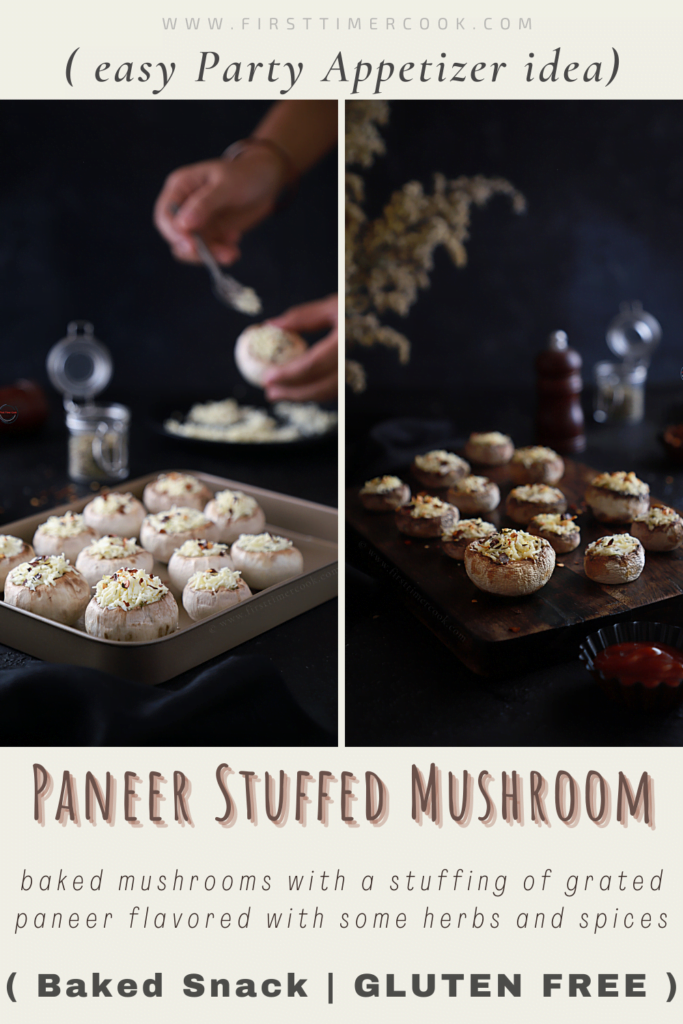 Paneer Stuffed Mushroom PIN