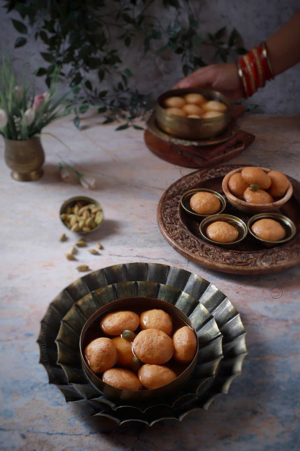 Pahala Rasagolla ( Light Brown colored Rasagolla) - First Timer Cook