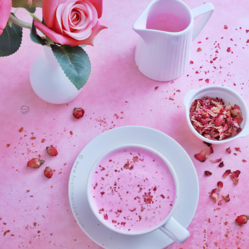 Beetroot Rose Latte 1