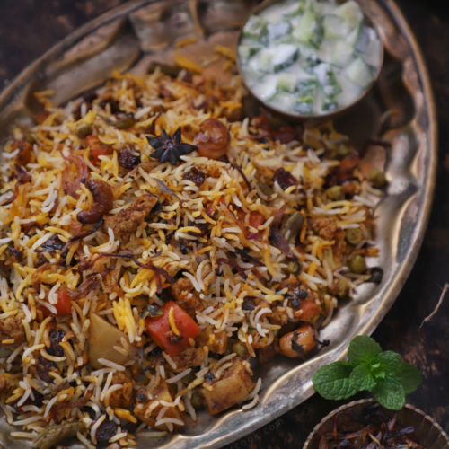 Vegetable Dum Biryani 1