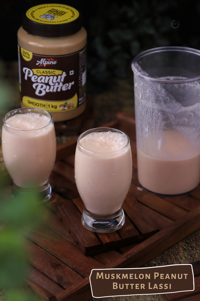 Muskmelon Peanut Butter Lassi 2