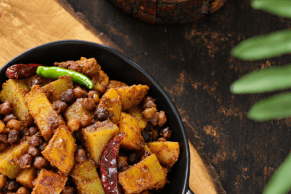 Kumror Chokka Bengali pumpkin and black chickpea curry