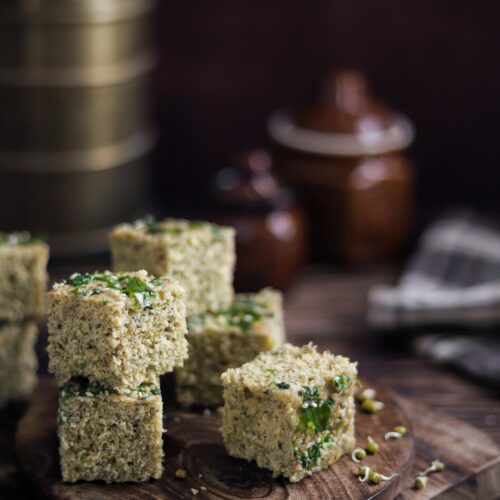Sprouted-Moong-Dhokla 1