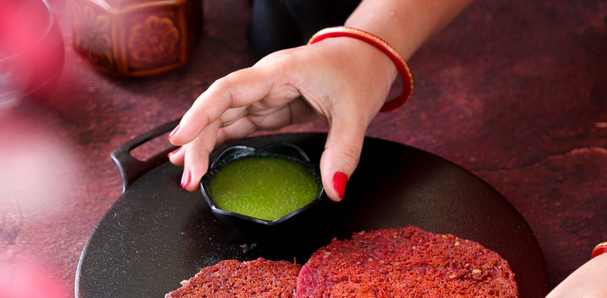 Savoury Beetroot Cheela