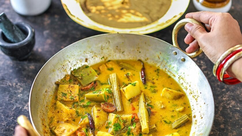 Chuin Aloo Badi besara 1..