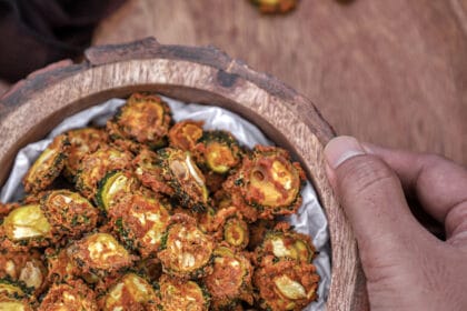 Baked karela Chips 1.