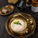 Nadia Pachedi, a traditional coconut and curd preparation offered as part of Lord Jagannath's Chhappan Bhoga.