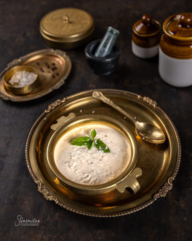 Nadia Pachedi, a traditional coconut and curd preparation offered as part of Lord Jagannath's Chhappan Bhoga.