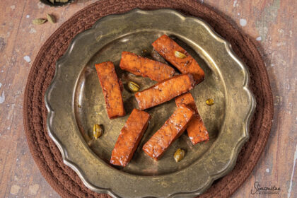 Traditional Odia Chhena Muduki made with fresh homemade chhena