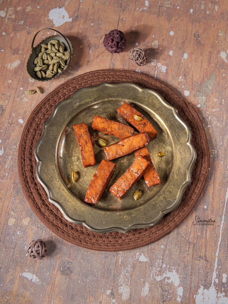 Traditional Odia Chhena Muduki made with fresh homemade chhena