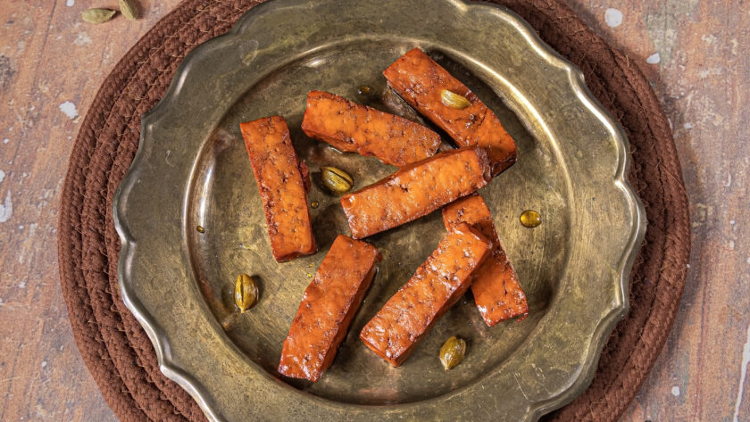Traditional Odia Chhena Muduki made with fresh homemade chhena